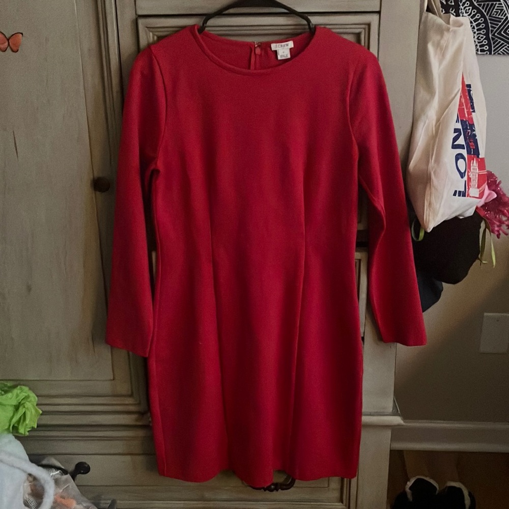 Long sleeve Red J.Crew. Dress